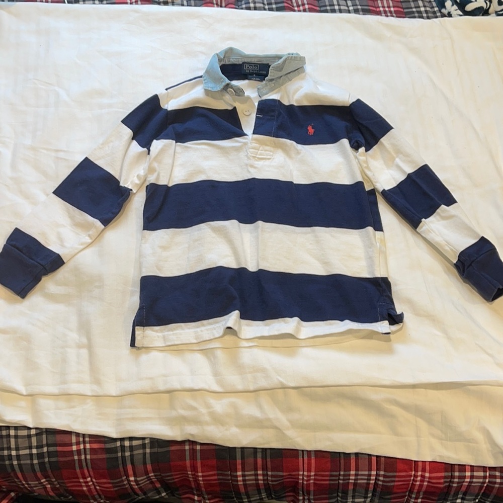 polo by ralph lauren toddler boys long sleeve shirt size 6